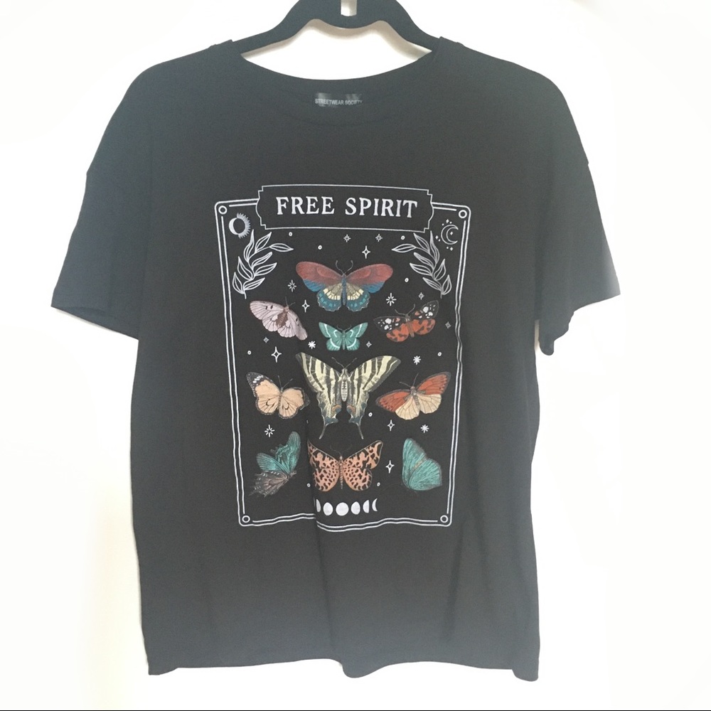 Butterfly print t-shirt 🦋